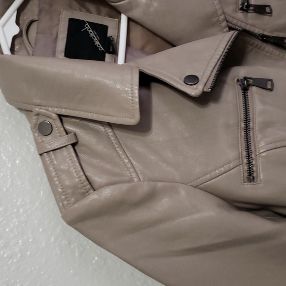 Nwt Collectionb New York, Moto Jacket, Color Mink, Size M - Picture 5 of 12